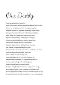 Image 3 of Personalised rhyme for Dad
