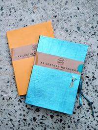 Image 1 of A5 Leather Bound Note Books RRP: £28