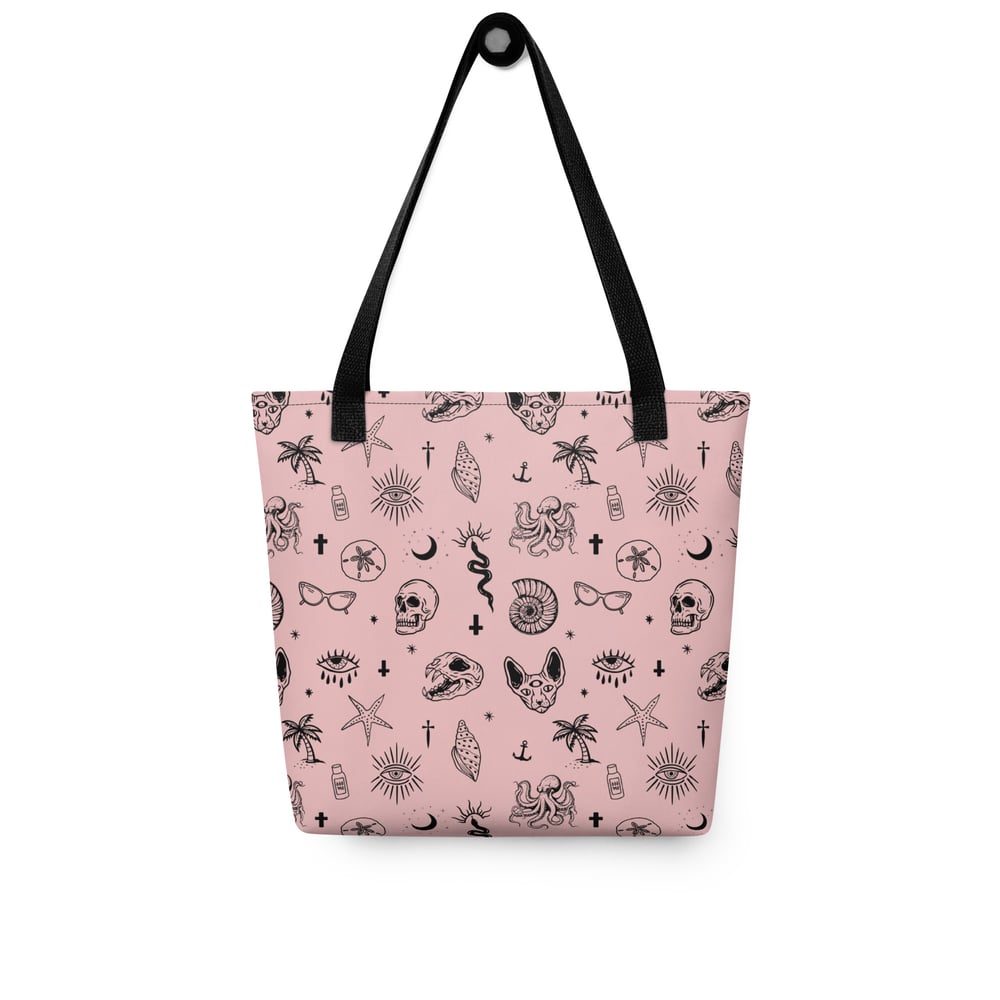 Occult Beach Pink Tote bag