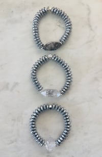 Image 3 of *new* SILVER HEMATITE XXL Bracelets