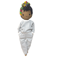 Image 1 of Ocean Rae HarperIman Handmade Linen Doll - (PREORDER- THIS ITEM WILL SHIP ON OR BEFORE JULY 30TH, 20