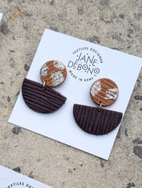 Image 4 of Luna Leather Earrings RRP: £12