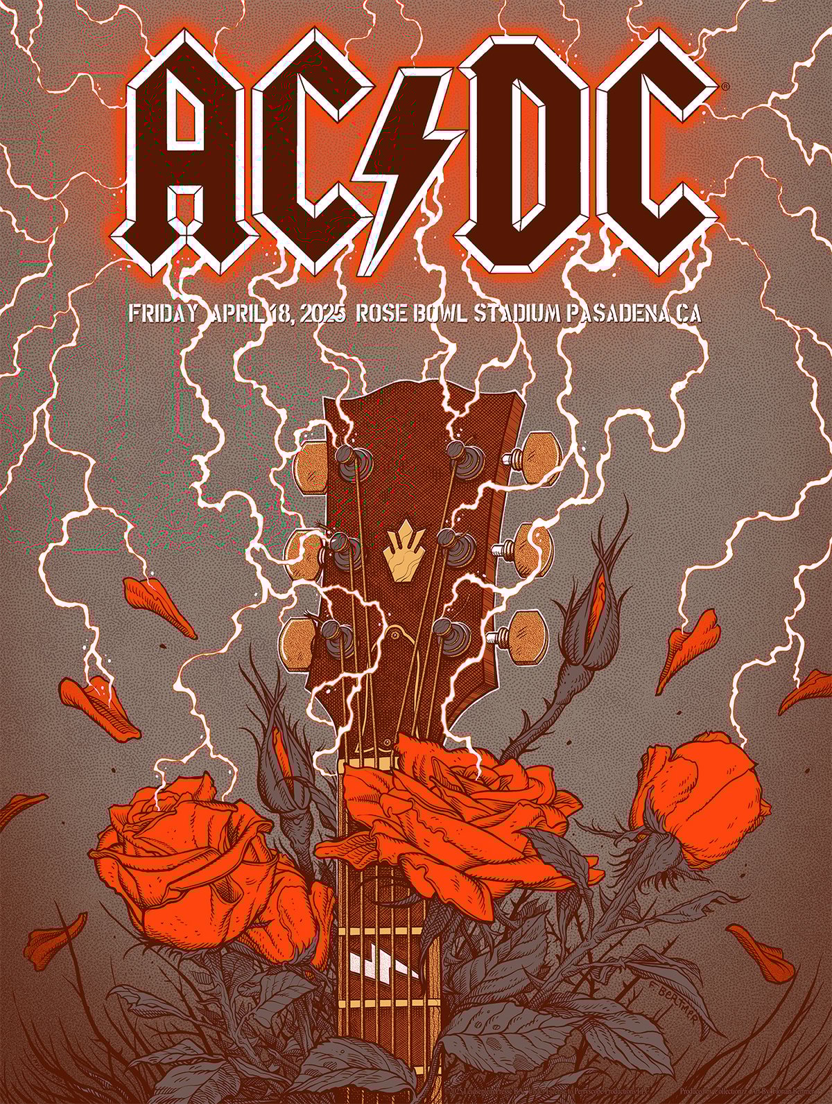 Image of ACDC - Pasadena Rose Bowl - Artist Copy