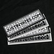 Image of JustinYates.com Sticker (Four Pack)