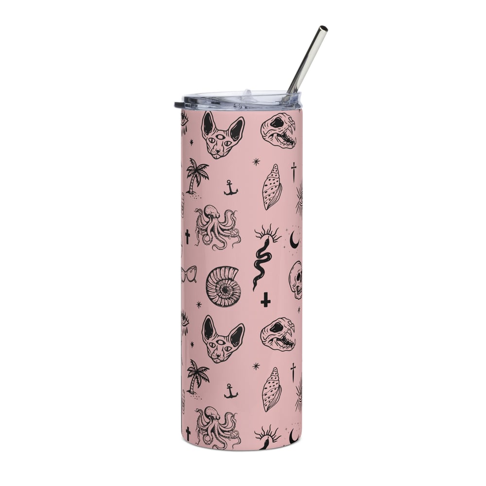 Occult Beach Pink Tumbler