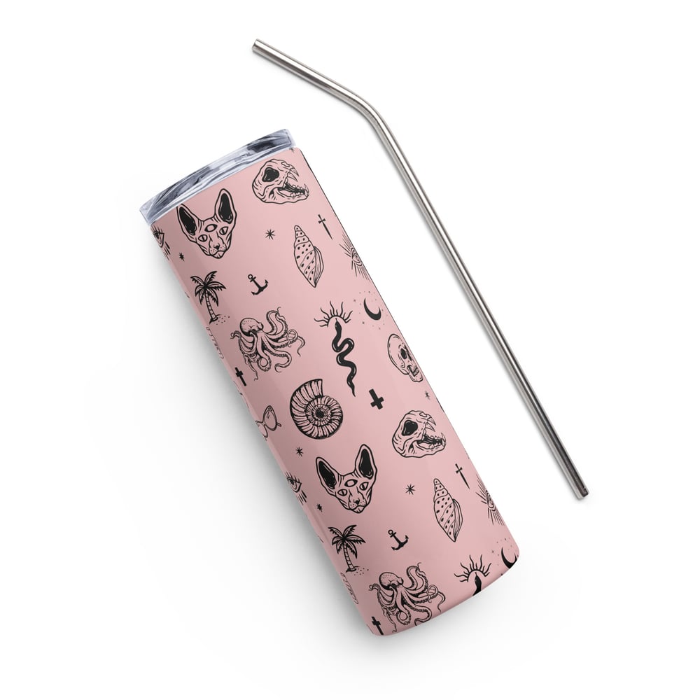 Occult Beach Pink Tumbler