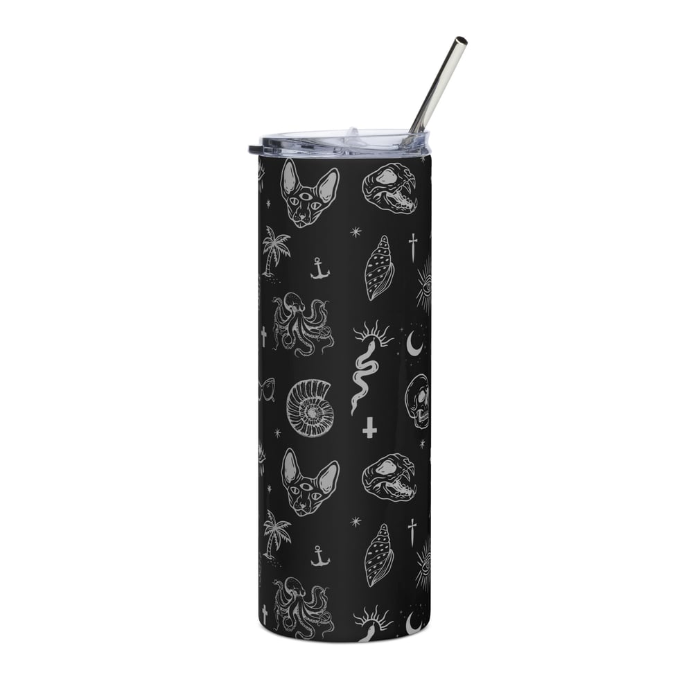 Occult Beach Black Tumbler