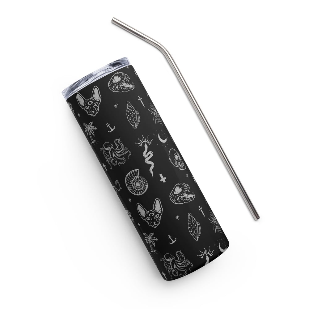 Occult Beach Black Tumbler
