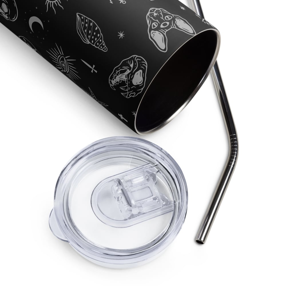 Occult Beach Black Tumbler