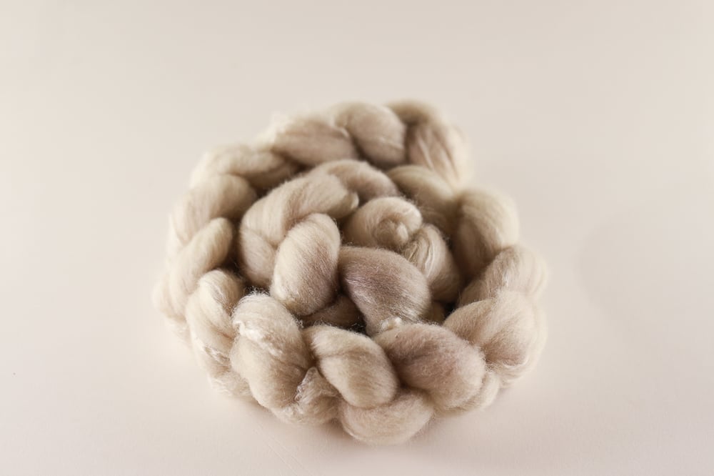 Image of Tulip coordinate 🌷 BFL/Silk 🌷Ecru (PRE-ORDER)