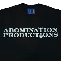 Image 2 of Wordmark logo tee (Black & White) 