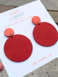 Image 4 of Big Betty Leather Earrings RRP: £25