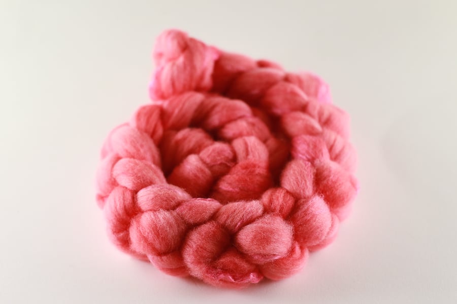 Image of Tulip coordinate 🌷 BFL/Silk 🌷 Coral (PRE-ORDER)