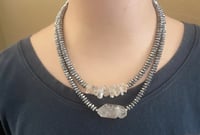 Image 2 of *new* SILVER HEMATITE w/Herkimers