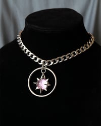 Image 2 of Pink Snake O-Ring Choker