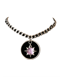 Image 1 of Pink Snake O-Ring Choker