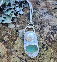 Image 5 of Sea Spray - Cornish Seaglass necklace 