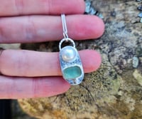 Image 4 of Sea Spray - Cornish Seaglass necklace 