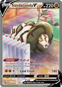 Sandaconda V (Alternate Full Art) Near Mint