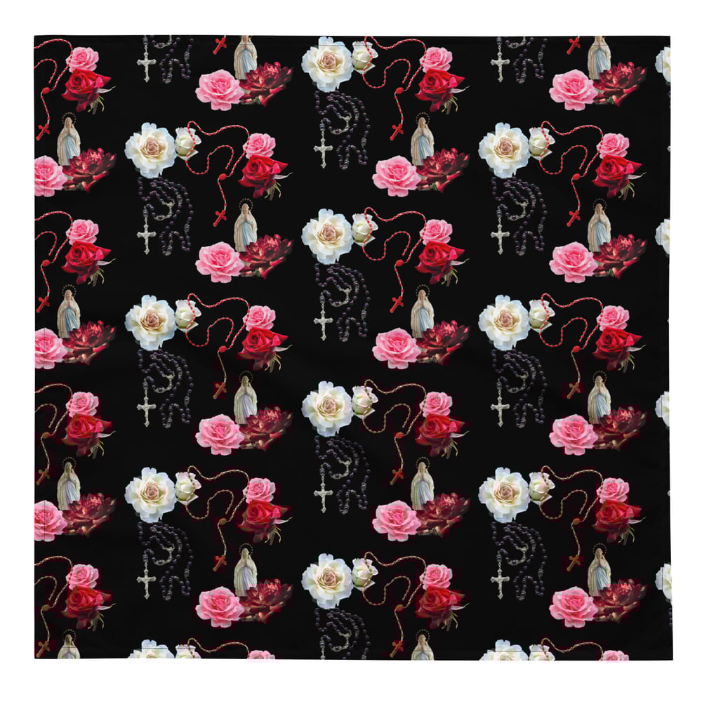Occult Beach: Roses and Rosaries Bandana