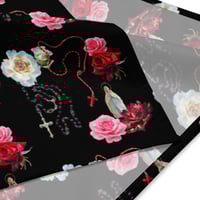 Image 4 of Occult Beach: Roses and Rosaries Bandana