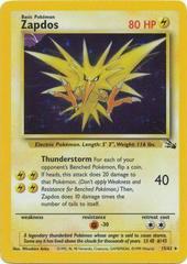 Zapdos (30) - Fossil (FO) Moderatly played