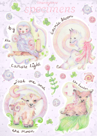Image 2 of specimens sticker sheet