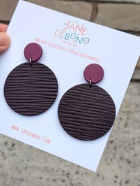 Image 1 of Big Purple Betty Earrings RRP: £20