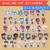 die-cut stickers - Singles or bundles [MIX AND MATCH!]