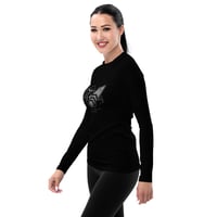 Image 4 of Occult Beach: Dark Wave Surf Shop Women's Rash Guard