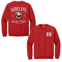 Image 4 of Baseball Sideline Social Club Crew Sweatshirts