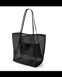 Image 1 of Black tote 