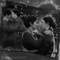 Image 1 of Future Days | Ellie & Dina The Last of Us Painting