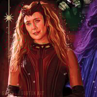 Image 3 of Something Wicked This Way Comes | Marvel Witches Painting