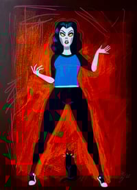 Cat Scratch - Original Painting 