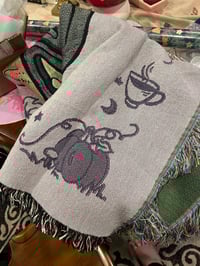 Image 3 of Bitches brew woven throw blanket