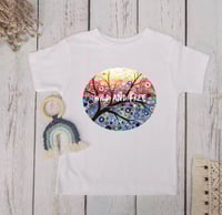 Image 1 of Toddler Tee Printed Art ‘Wild and Free’ Tree 