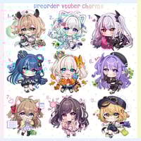Image 1 of PREORDER vtuber nimi mint phase connect dooby neuro-sama v4mirai Keychains