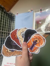 Image 1 of Proud pups Stickers and Magnets