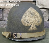 Image 6 of WWII 3rd Infantry Division, 7th Inf. Regiment. M-1 Type Helmet.