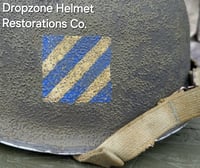 Image 9 of WWII 3rd Infantry Division, 7th Inf. Regiment. M-1 Type Helmet.