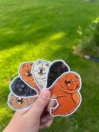 Image 1 of Rough Chow Stickers and Magnets