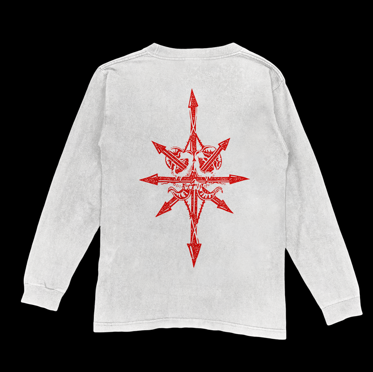 NOCTURNAL BLOOD LONG SLEEVE WHITE PRE ORDER Image 2
