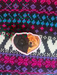 Image 4 of Heart Chows Stickers and Magnets