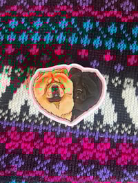 Image 5 of Heart Chows Stickers and Magnets