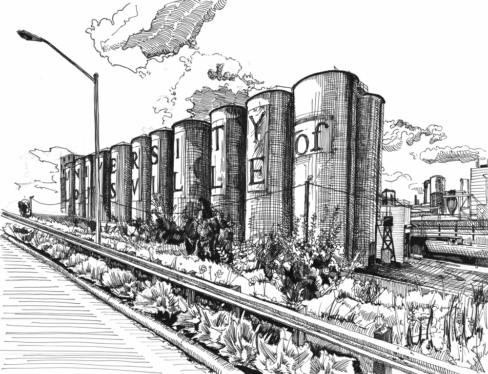 Ralston Purina Silos (University of Louisville Silos)