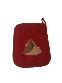 Image 1 of Pot Holder Mitt Red Glove/Whole set