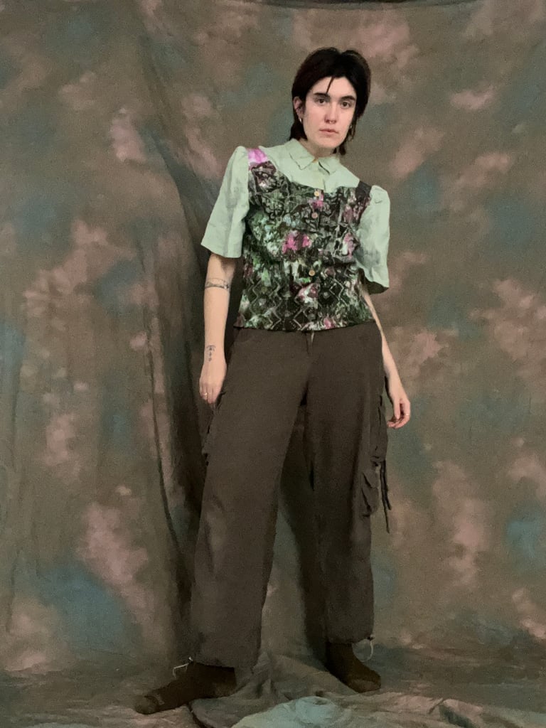 dax quilted top: pucker bunch Image 3