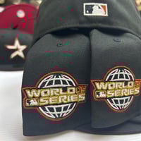 Image 4 of New Era 59Fifty Black Brick Red GLOW