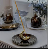 Crescent Moon Incense Stick Holder
